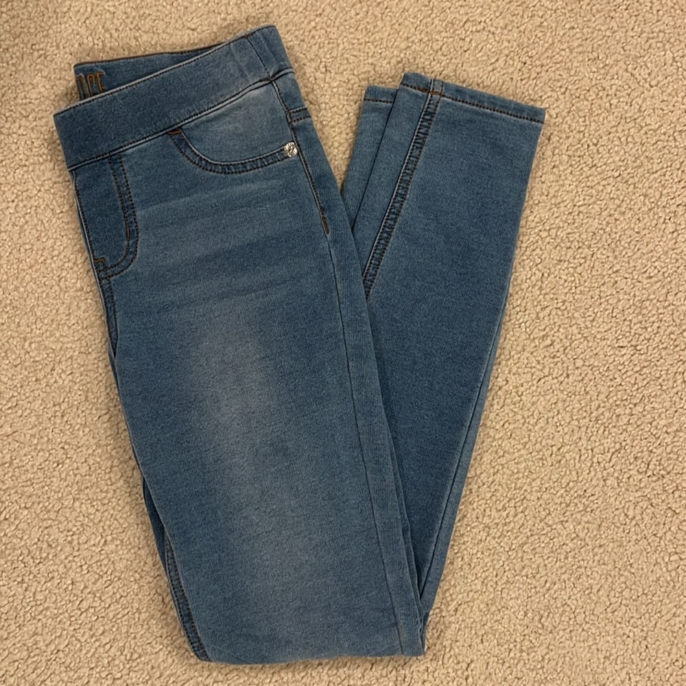 Justice jeggings, Size 12 slim